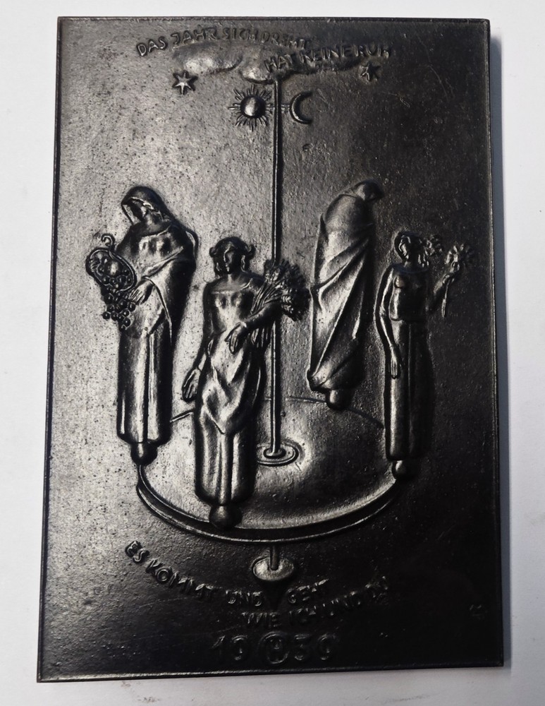 Lauchhammer Cast Iron Plaque 1939