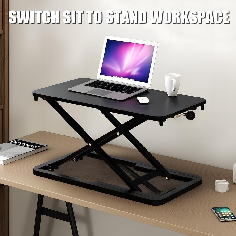 Keyboard Riser for Desk- 23.6’‘ Height Adjustable Standing Desk Conv