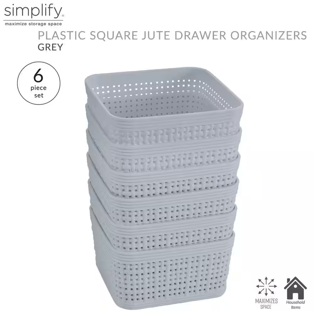 6-Pack Organizing Set in Grey