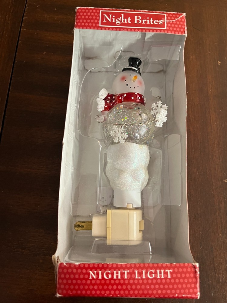 Night Brites Snowman Night Light