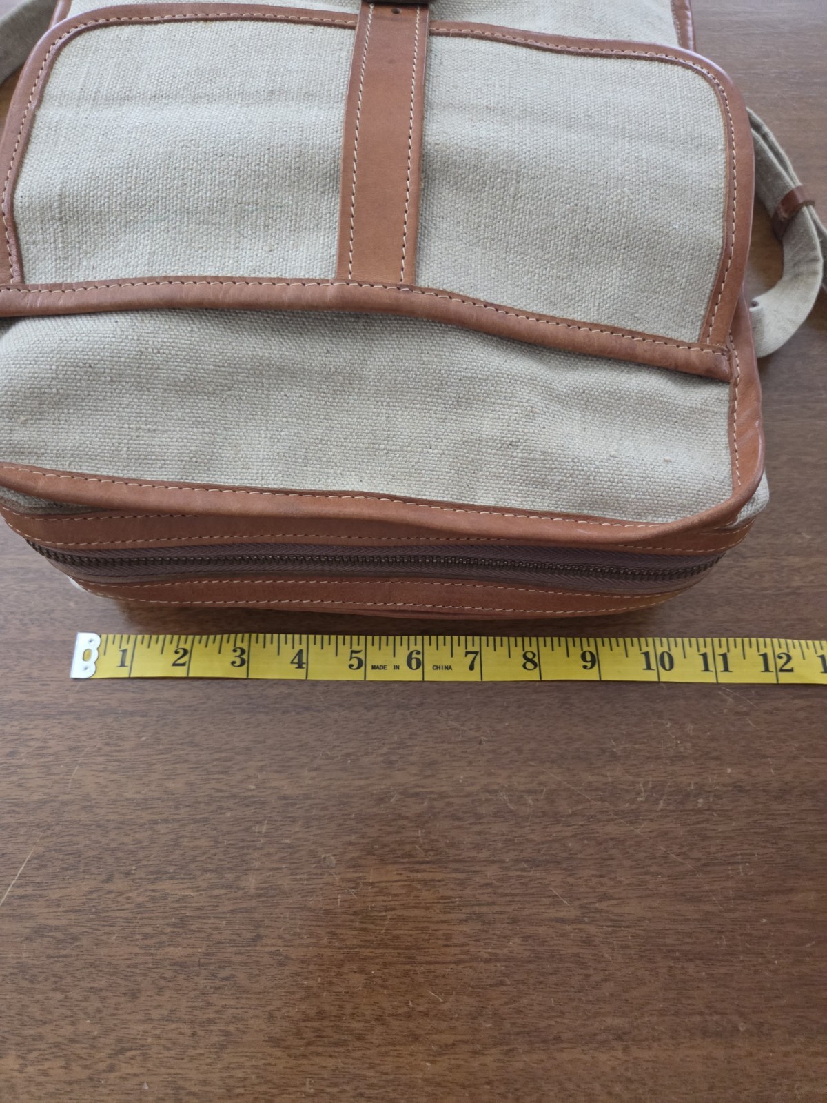 Vtg Canvas Crossbody Messenger Bag Satchel Military Safari Indiana Jones