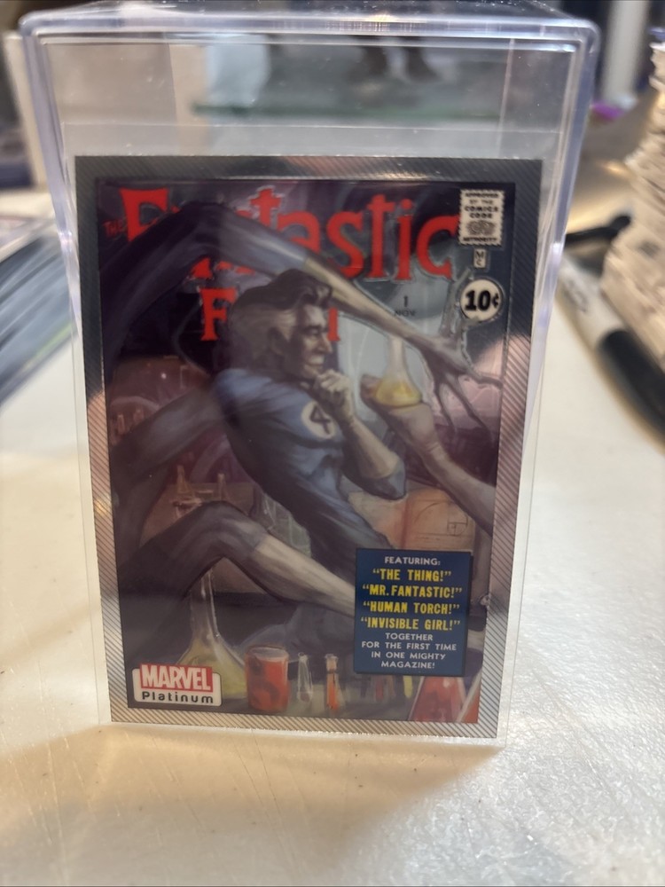 2022 Marvel Platinum Upper Deck COVER Variation # W155 Mr Fantastic