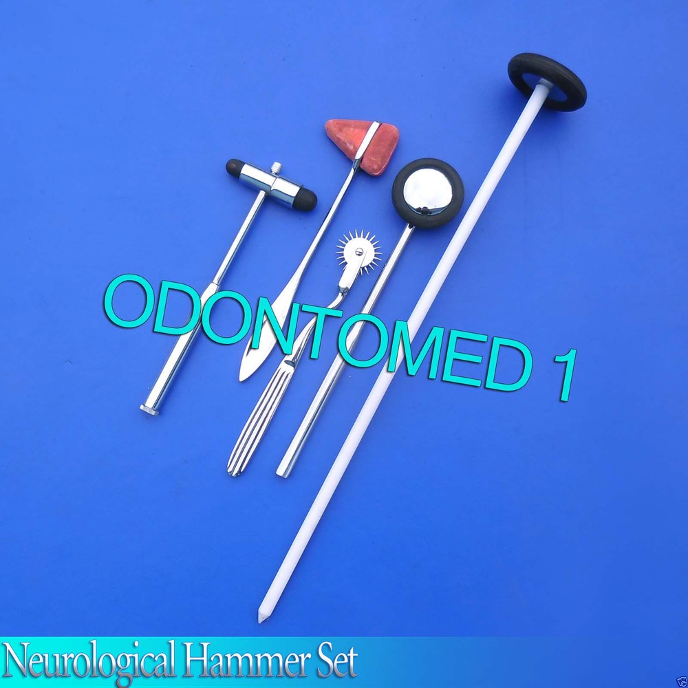 Neurological Hammer Set, Complete With five (5) Instruments DS-790