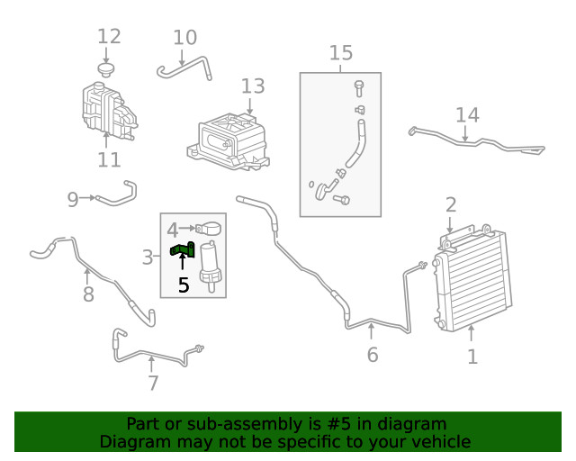 Genuine GM Pump Bracket 15076932