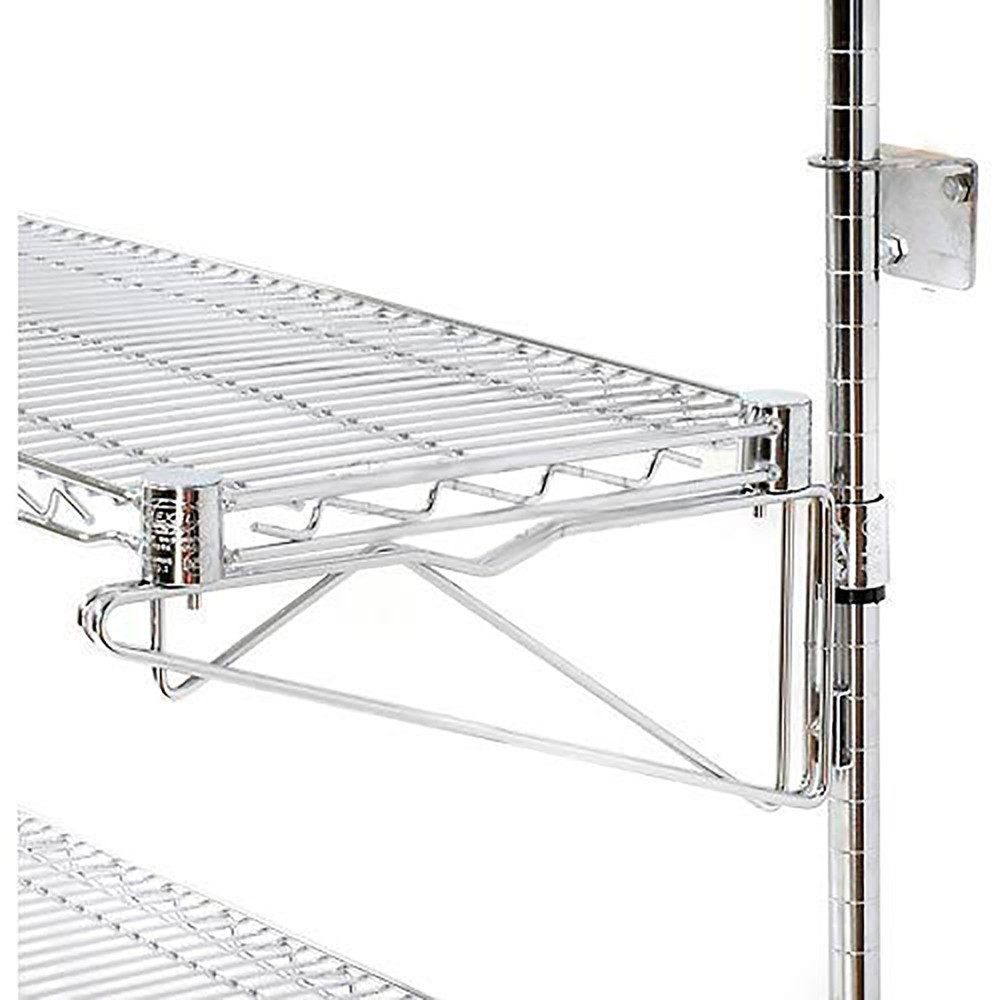 Nexel Poly-Green Wall Mount Wire Shelf Additional Level 24"W x 14"D