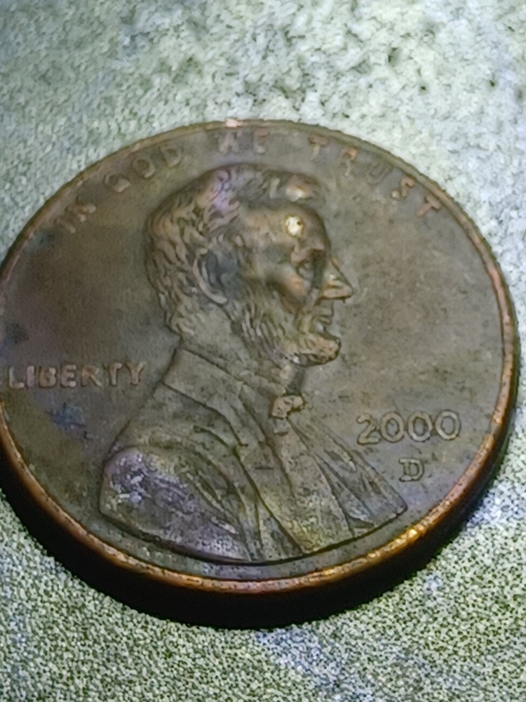 2000D LINCOLN CENT ERRORS WIDE A AND M