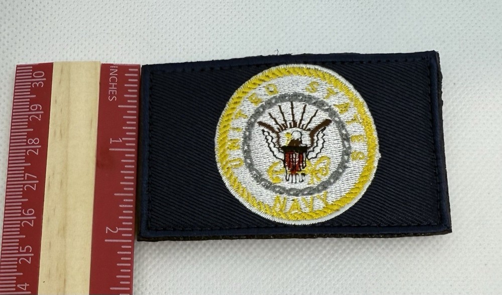 US Navy United States Navy Tactical Morale Patch Hook And Loop Back