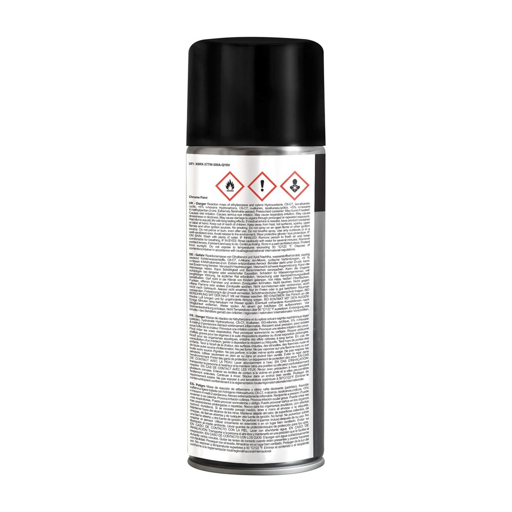 Chrome Spray Paint - Smooth Chrome Finish - Multi Surface Paint for Metal, Pl...