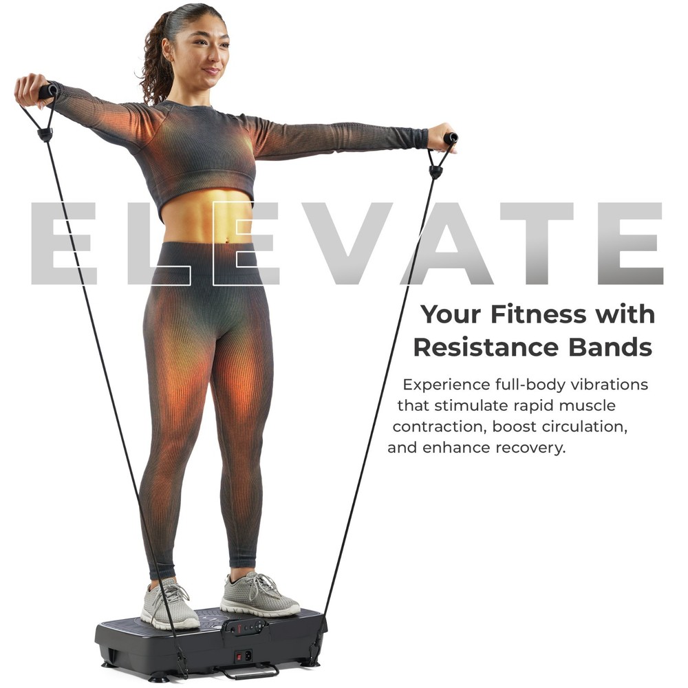 Portable Vibration Platform Exercise Machine Fit Board Multipurpose Workouts