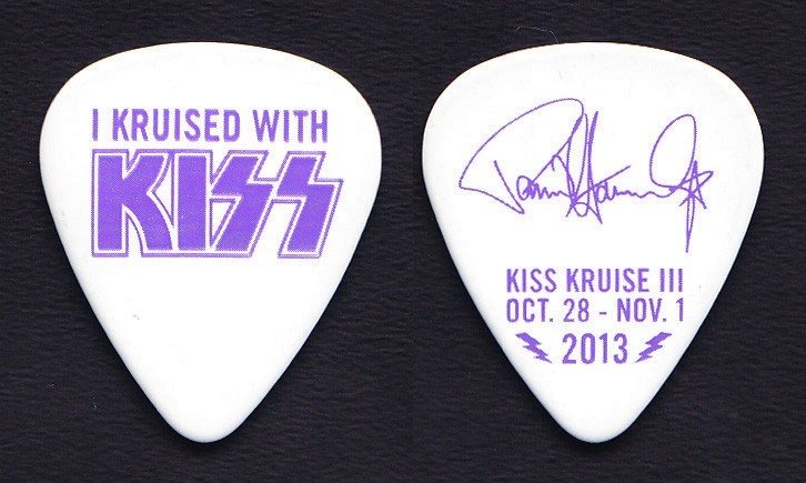 KISS Paul Stanley Signature KISS Kruise Guitar Pick - 2013 KISS Kruise III