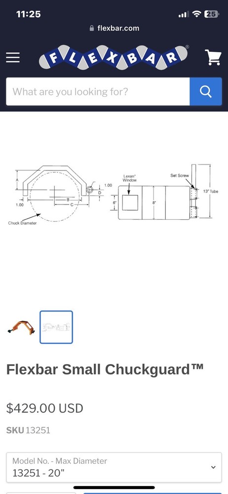 Small Chuck Guard