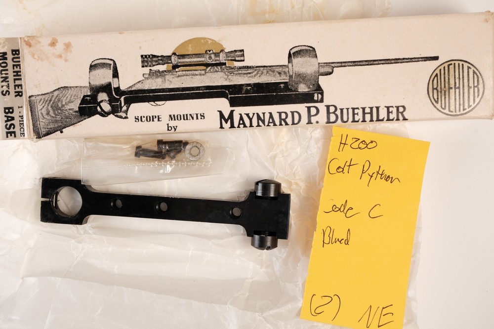 H200 Buehler Scope Mount Base Code C Colt Python