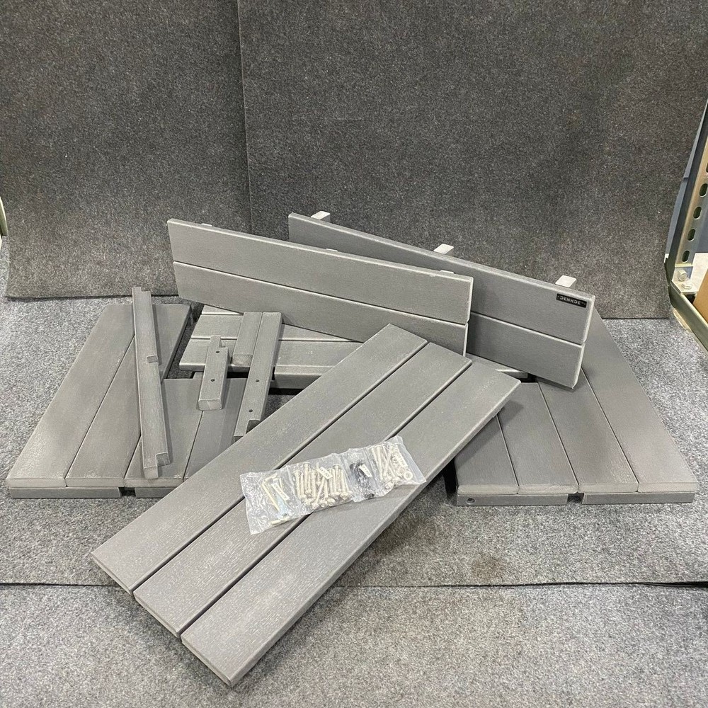 DENKOE Hot Tub Steps Graphite Gray Finish Brushed *