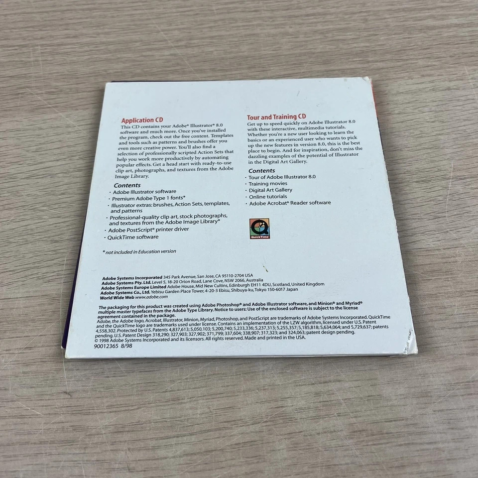 Adobe Illustrator 8.0 Upgrade for Macintosh Mac!