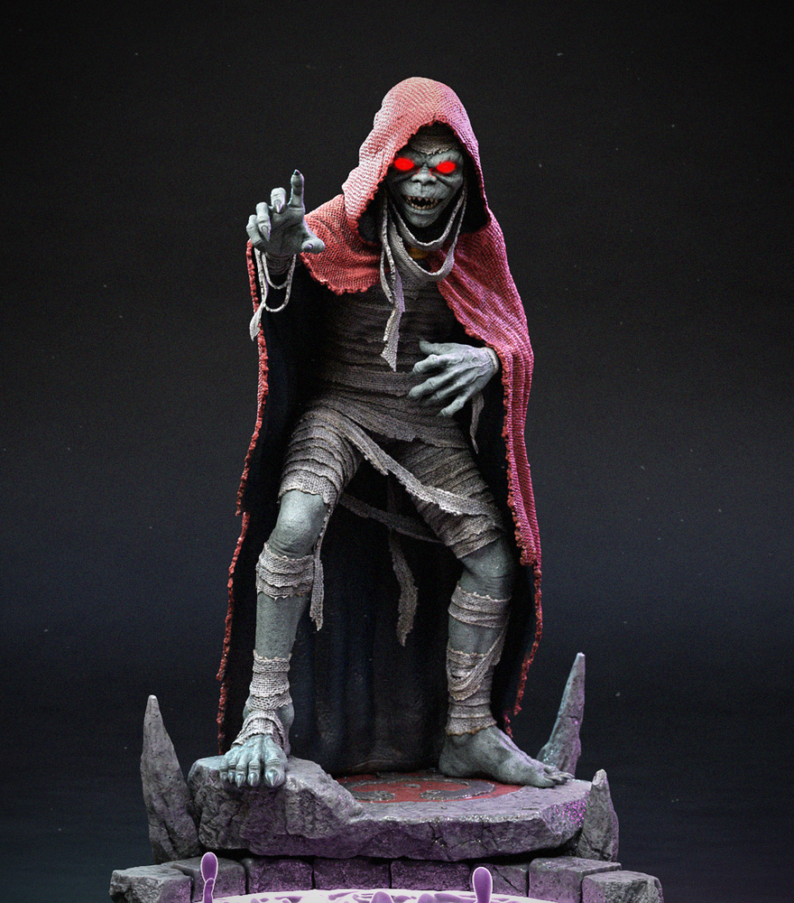 UNPAINTED Thundercats Mumm-Ra Mummy Old 3d Printed Model Kit