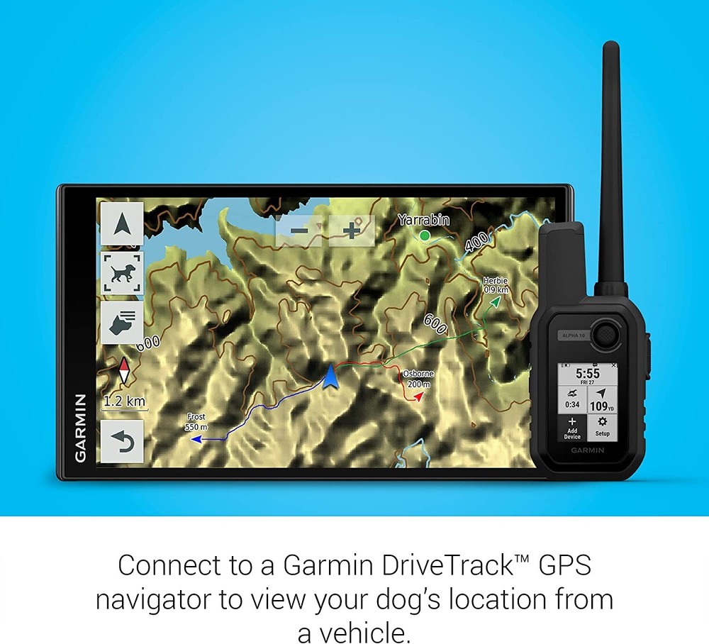 Garmin Alpha 10 Handheld GPS Compass Compact Tracking and Training Dog Device