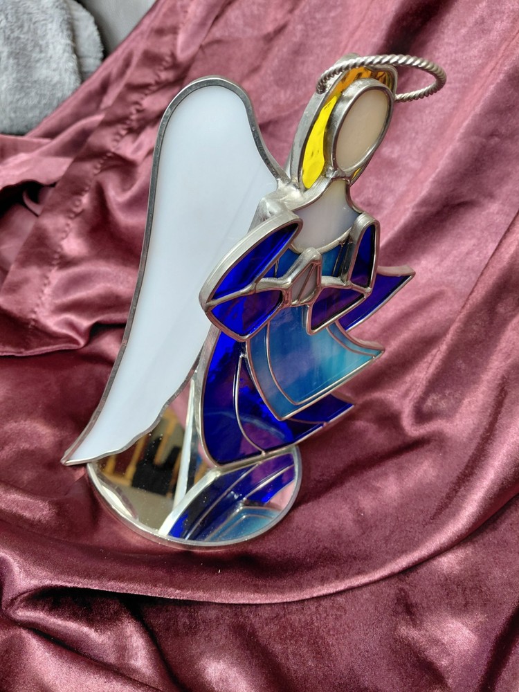 Stained Glass Angel 10"