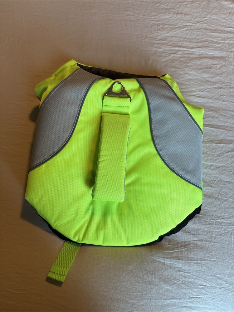 Fluorescent Yellow Dog Harness Jacket ￼