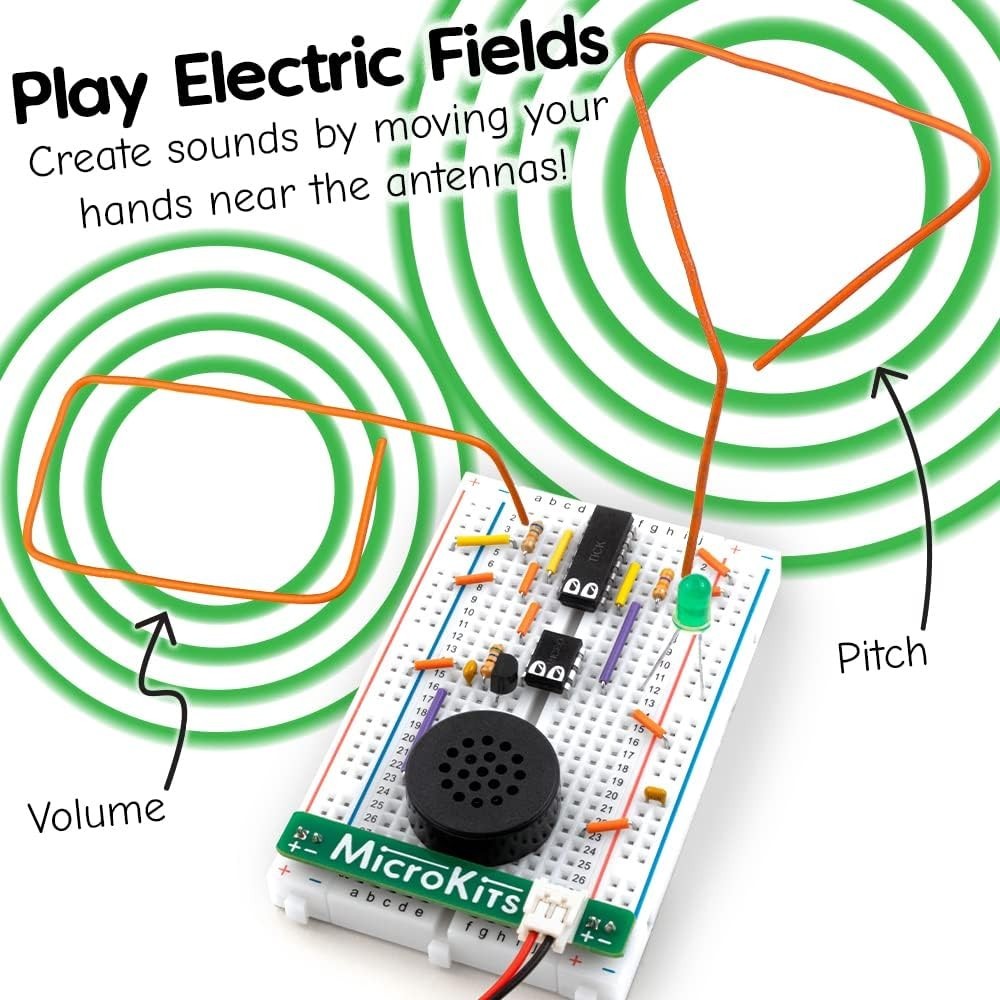 Theremin Electronics Kit - Build Your Own Electronic Instrument, No Tools Nee...