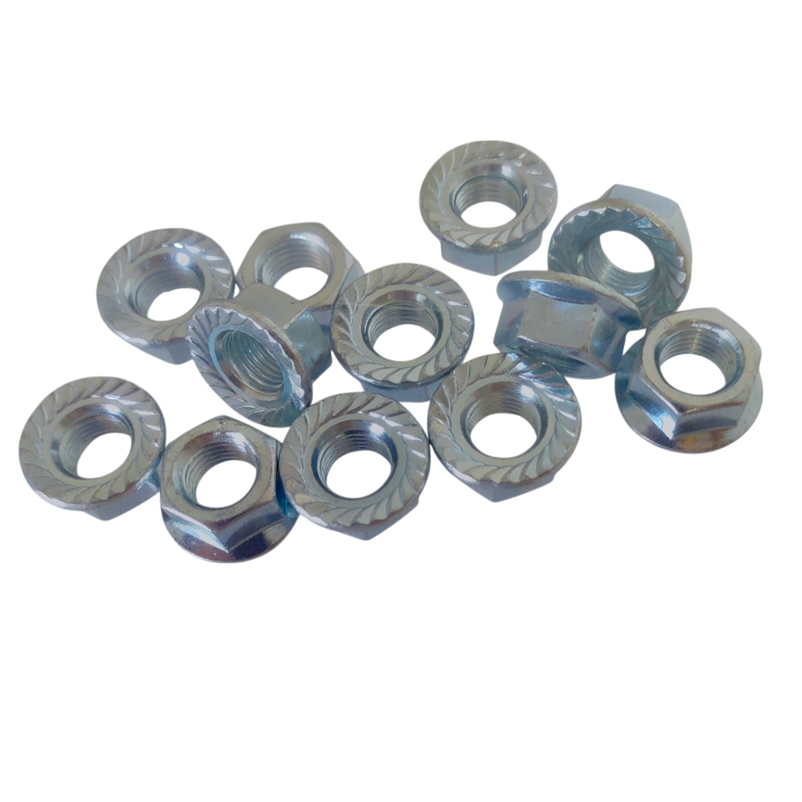 12 Ford Torque Converter Nuts 3/8" x 24 Fine Thread w/ Locking Flange 5R110W