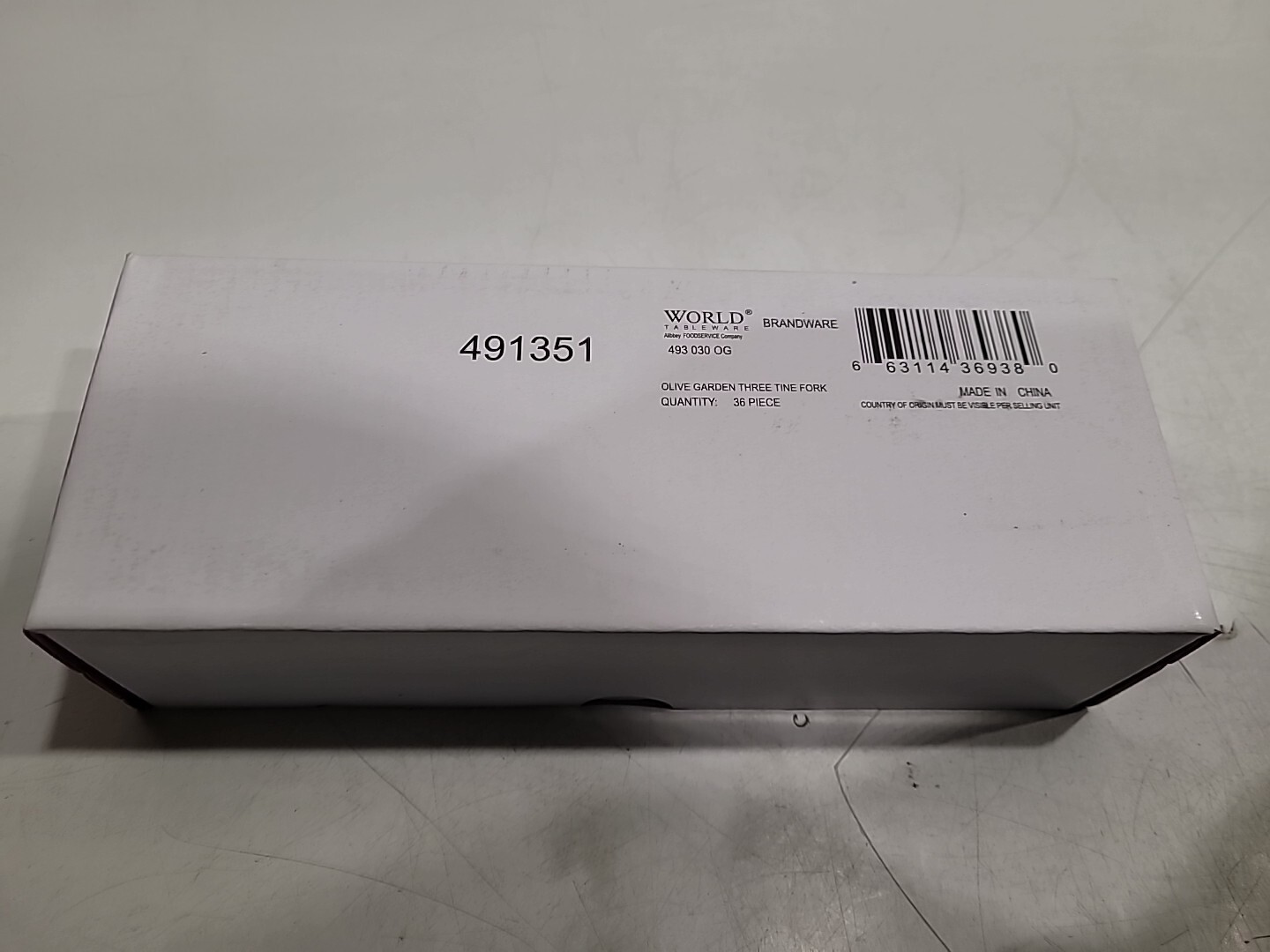 Brandware 36-Pc World Tableware Stainless Steel 3 Tine Forks 7 1/2" #491351