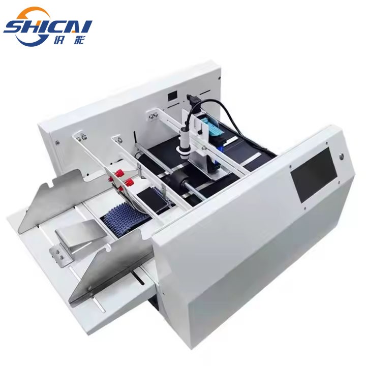 Mylar Bag Labeling Machine Flat Surface Pouch Applicator With Paging Machine