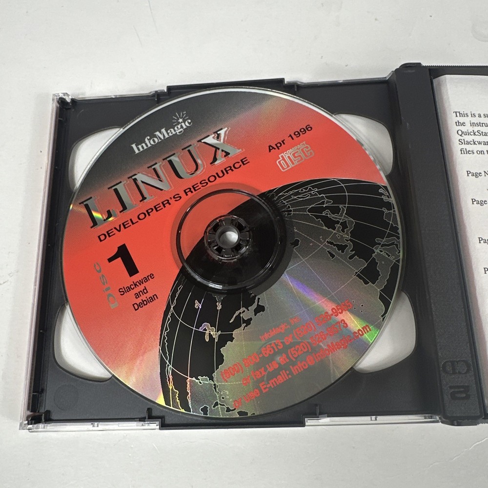 Linux Developer's Resource Infomagic KNIGHT 6 CD Set Red Hat Slackware Kernel