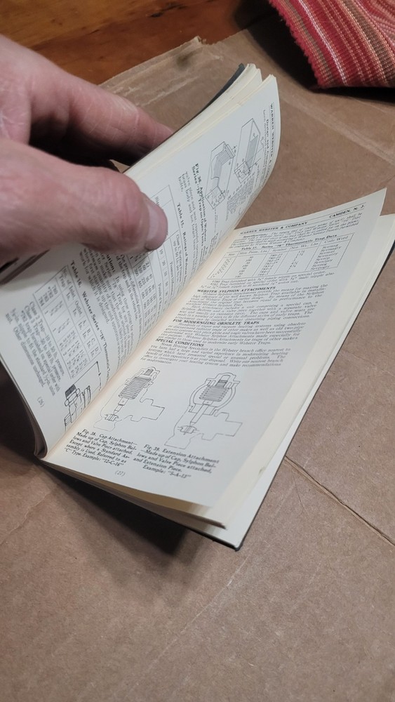 Antique Warren Webster Steam Fitting Catalog