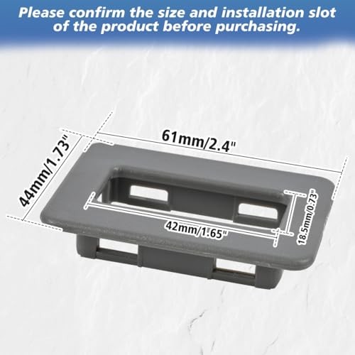 2PCS Rear Power Window Switch for Silverado for Escalade 2000-2002（2PCS Gray)