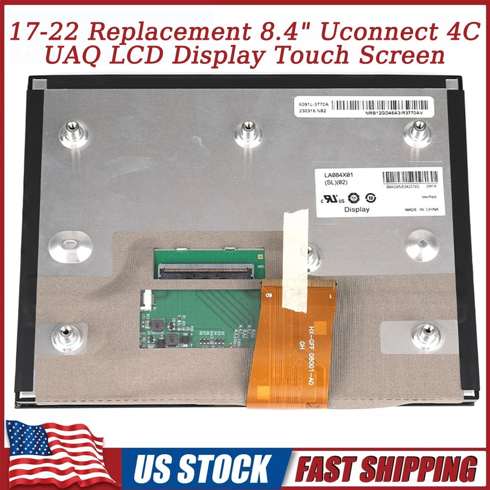 17-22 Replacement 8.4" Uconnect 4C UAQ LCD Display Touch Screen Radio Navigation