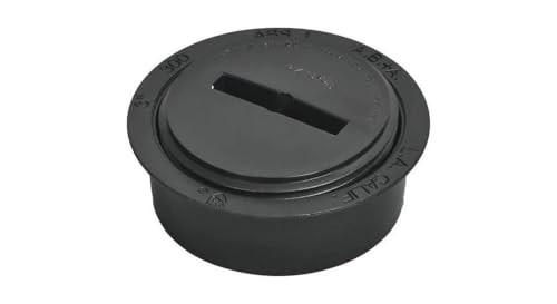 DWV ABS SNAP IN CLEANOUT WITH PLUG 3"