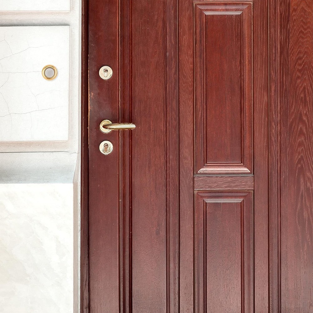 Versatile Brass Push Button for Doorbell - Wired Design, Perfect for Any Setting