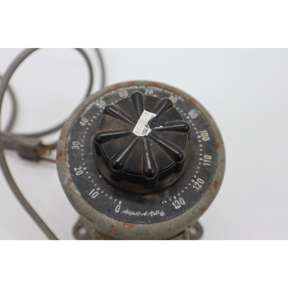 Vintage Adjust-A-Volt Variac Variable Autotransformer 115V Input 0-130V Output