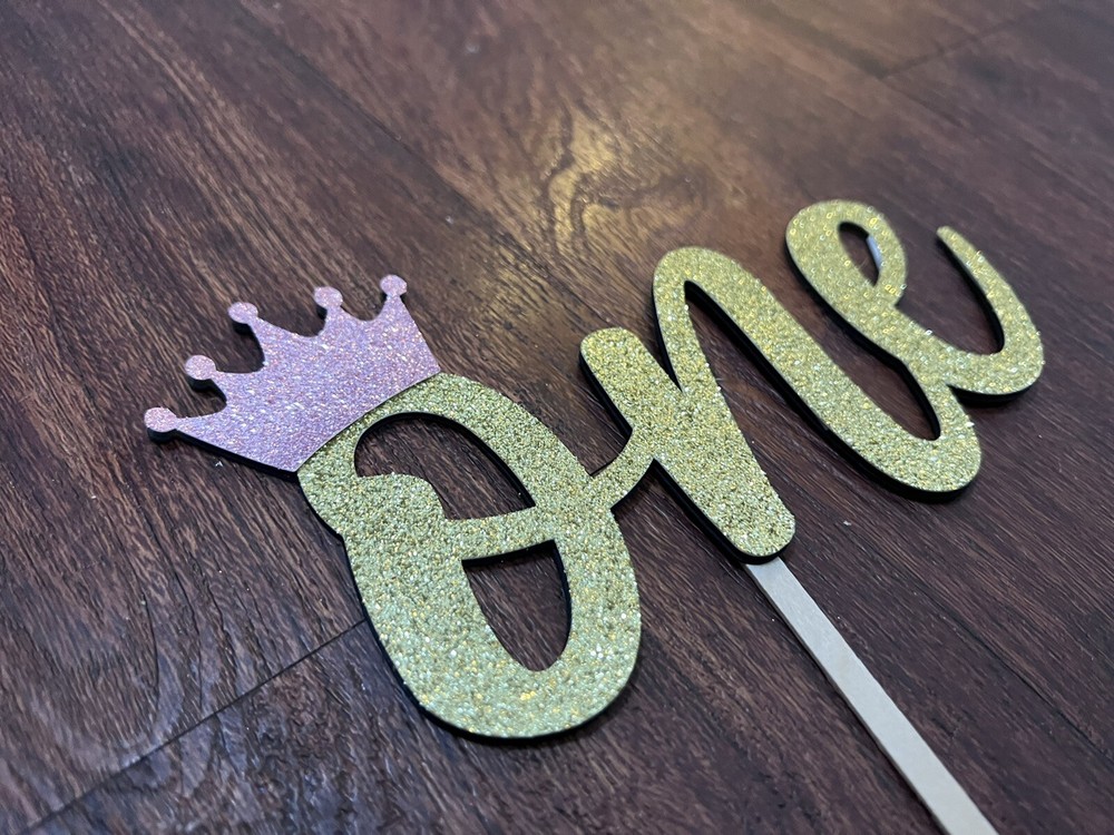 Crown Girl Cake Topper