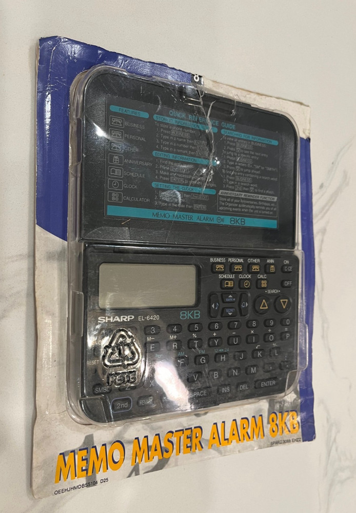 Sharp EL-6420 Electric Organizer 8KB