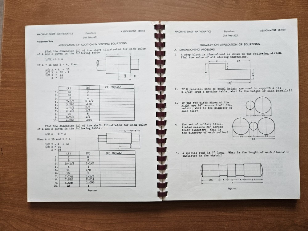 Machine Shop Mathematics Textbook: Machine Shop Series