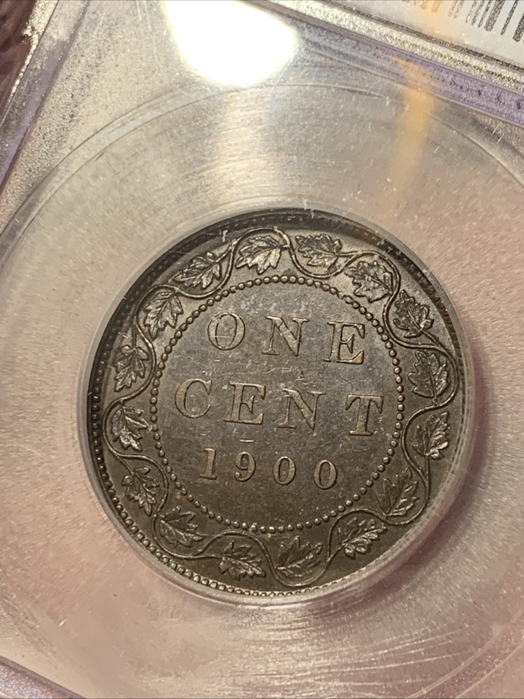 1900 CANADA LARGE CENT ~ ICG AU53 ~