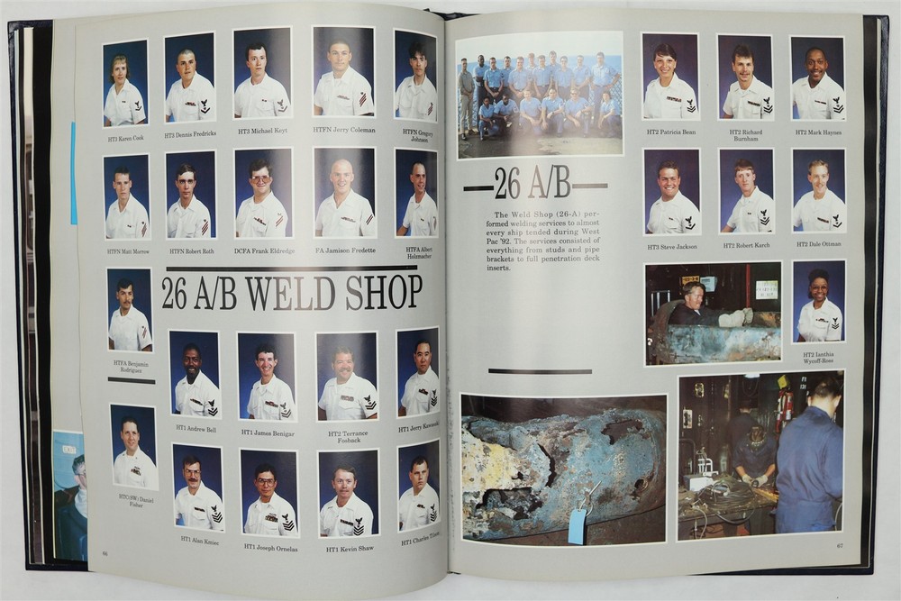 USS Acadia (AD-42) 1992 Westpac Deployment Cruise Book