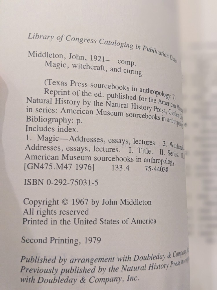 Magic Witchcraft & Curing