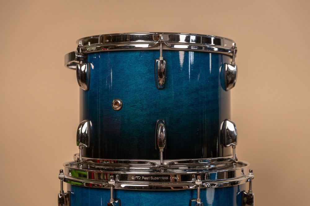 Pearl Session Custom Maple Marine Blue Fade Drum Set