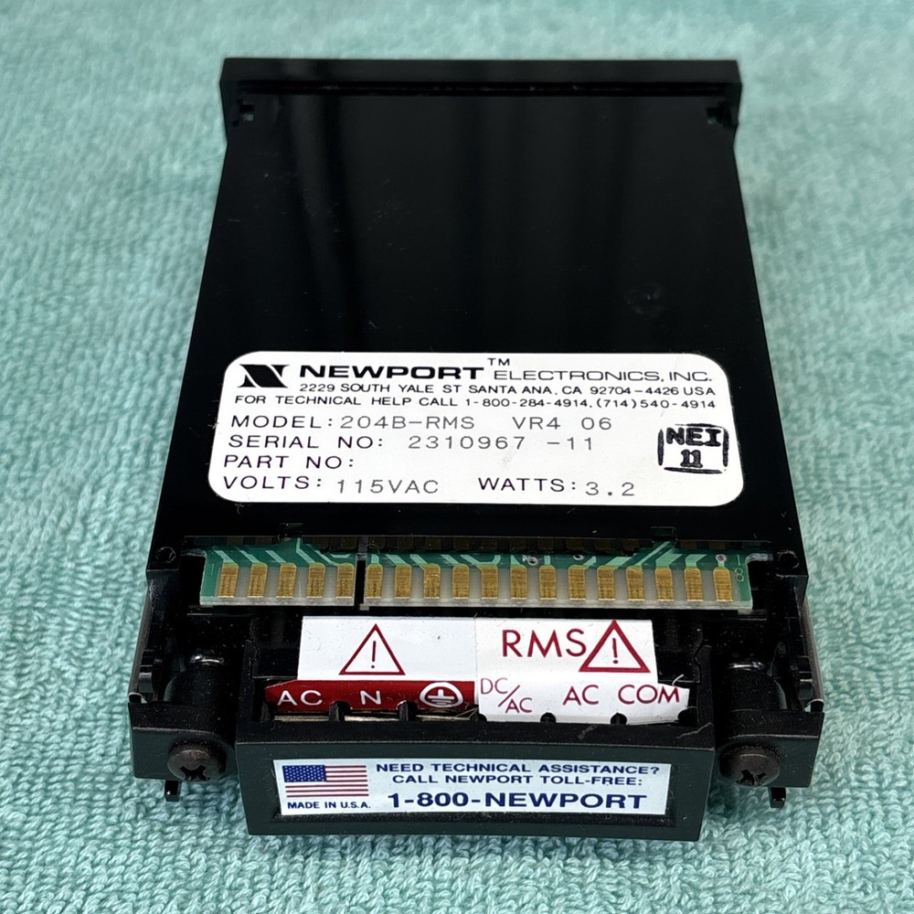 Newport 204B-RMS VR4 06 Panel Meter