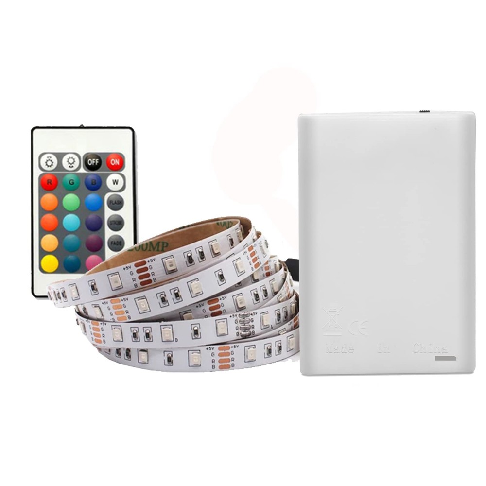 3 AA Battery Holder Case with On/Off Switch and USB Port, 2-Pack