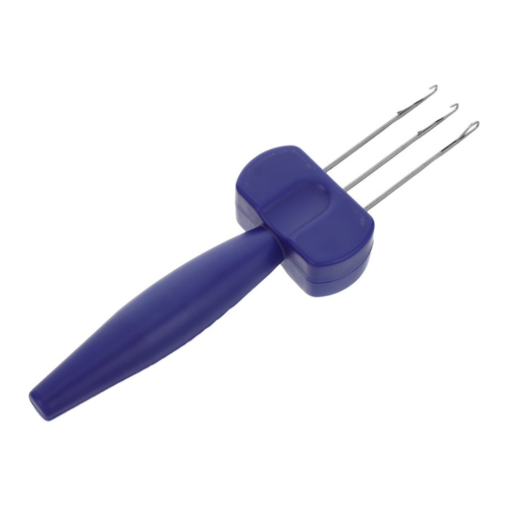 DIY Weaving Tool: Crochet Hook with Latch-Hook | Handheld Cord Maker for Craft