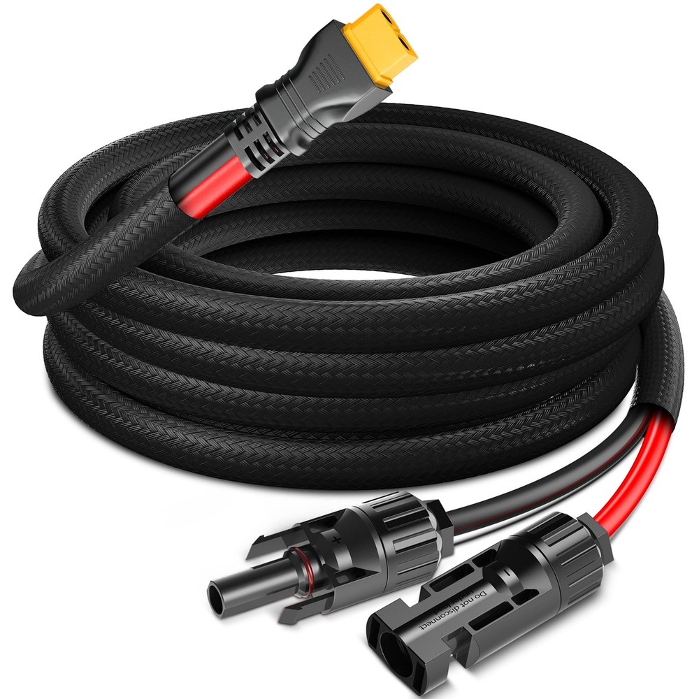 10AWG-10ft Advanced Solar to XT60 Charging Cable,Redesign Solar Panel Connect...