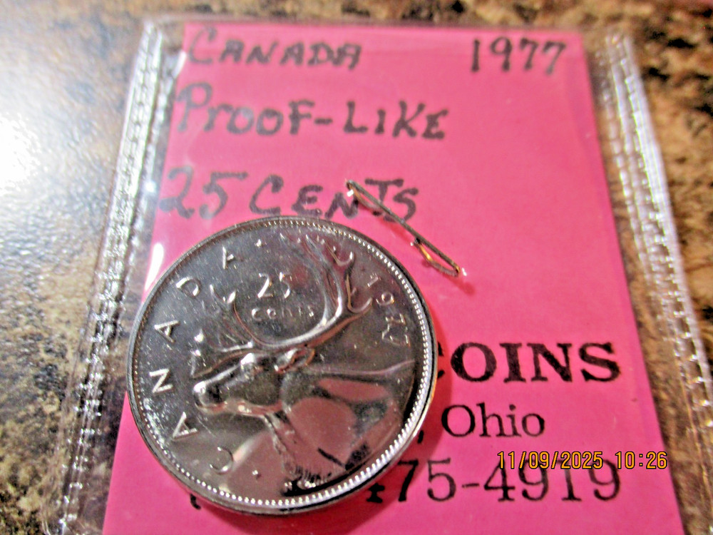 1977 CANADA PL QUARTER    AA