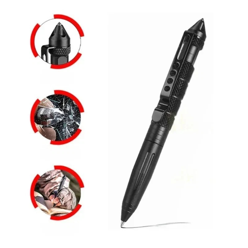 Tactical Pen Self Defense & Writing Tool Glass Breaker Tungsten Steel Ballpoint