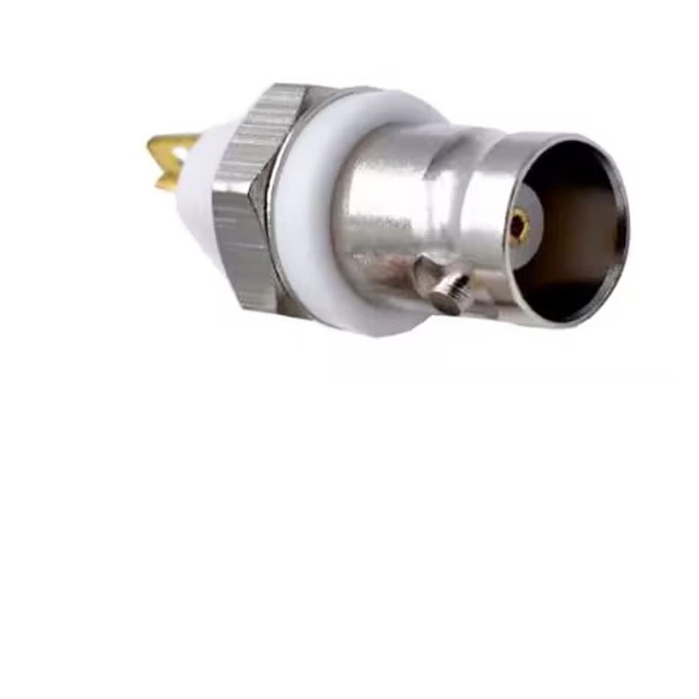 BNC Female Jack Bulkhead Solder Panel Mount Insulated Coax Rf Connector, Pack...