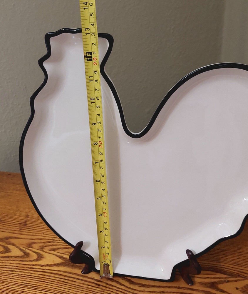2013 "Harry & David" rooster/chicken platter