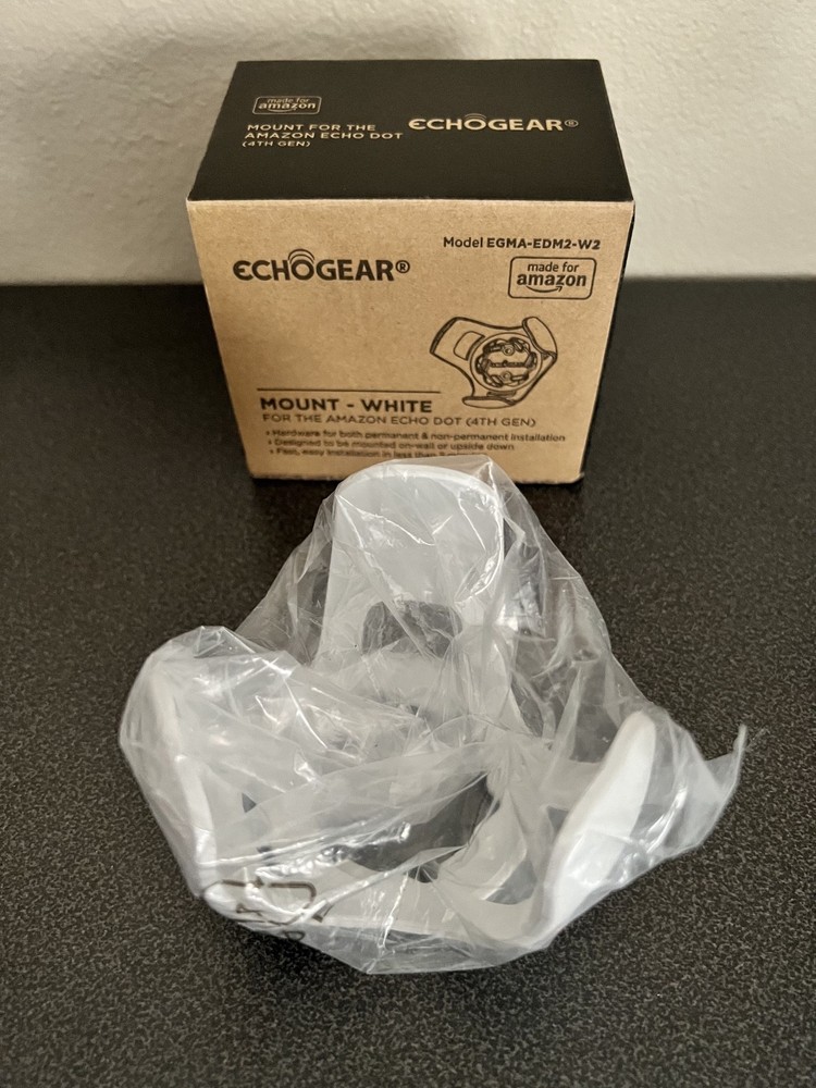 Wall Mount For Echo Dot (4th Generation)- White