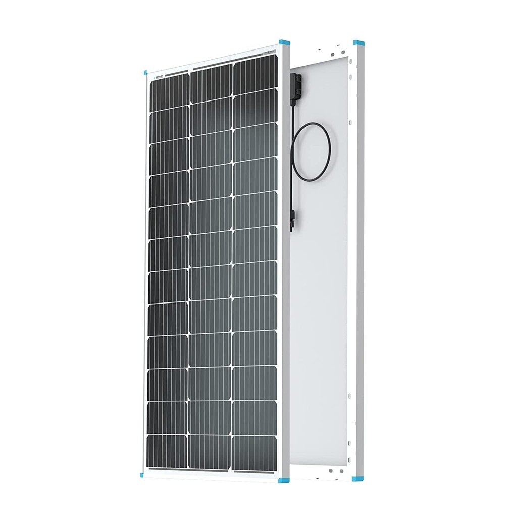 Renogy Solar Panel 100 Watt 12 Volt, High-Efficiency Monocrystalline PV Modul...
